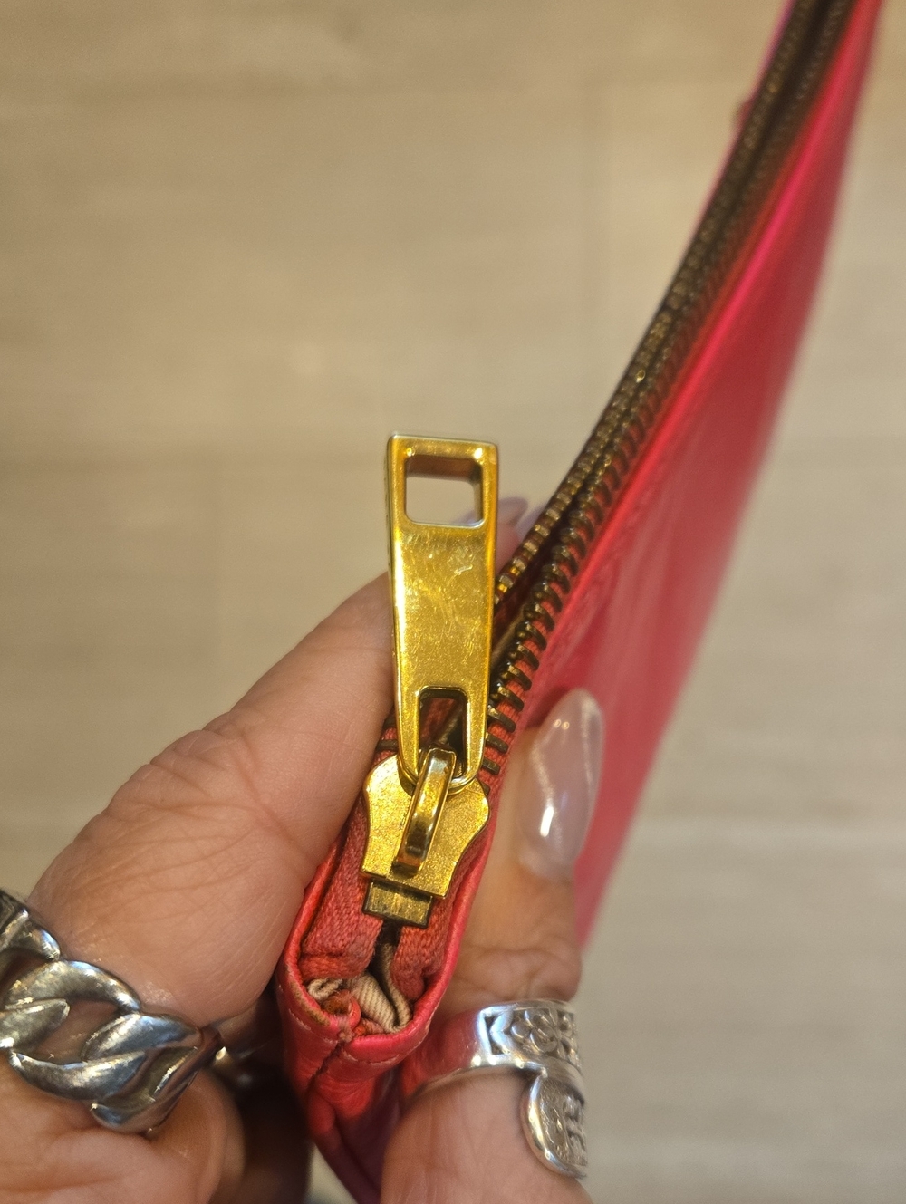 Marc Jacobs Pink Leather Zipper Clutch - Picture 4 of 10
